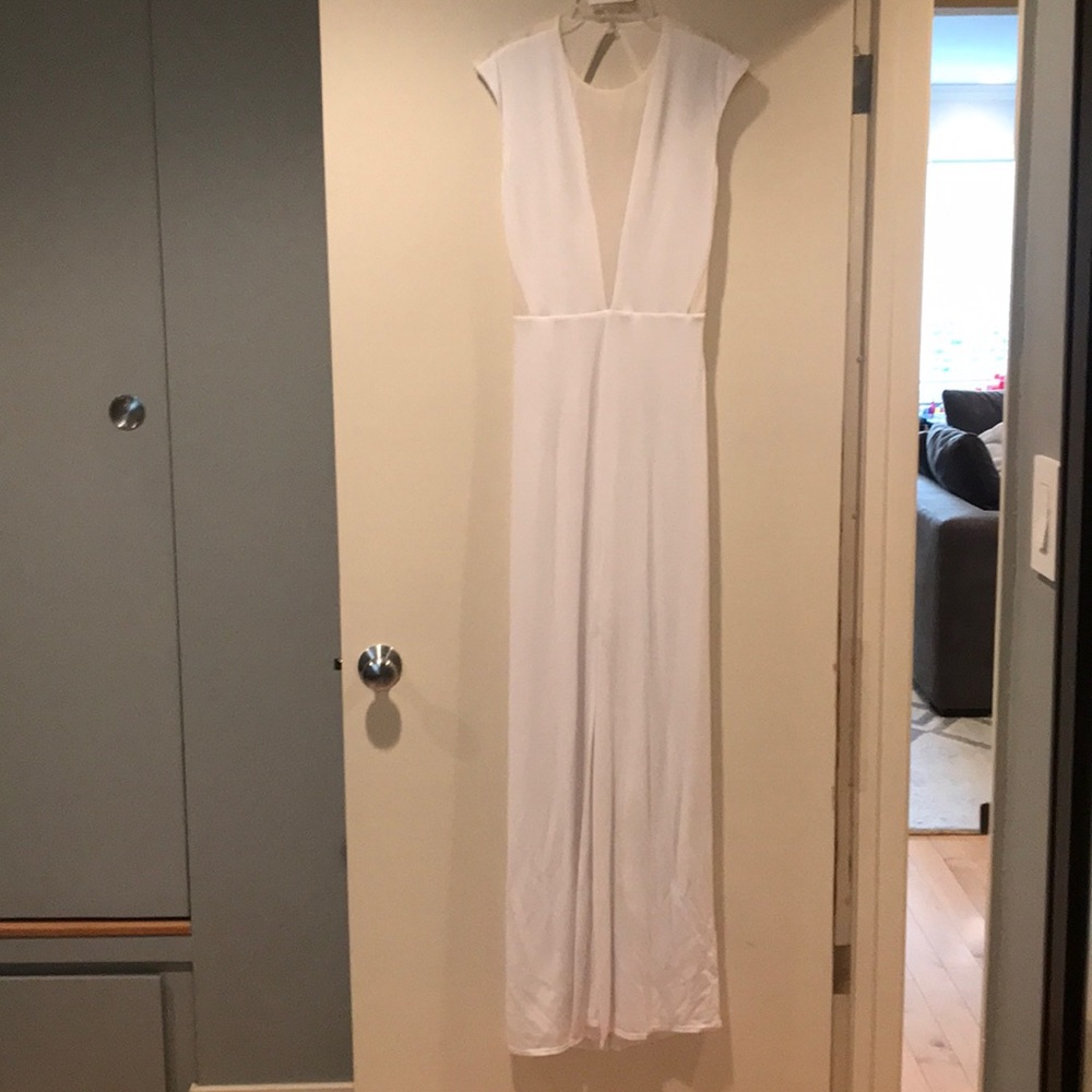 Long Pure White Rachel Zoe Dress